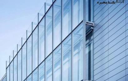 پروژه نمای شیشه کرتین وال